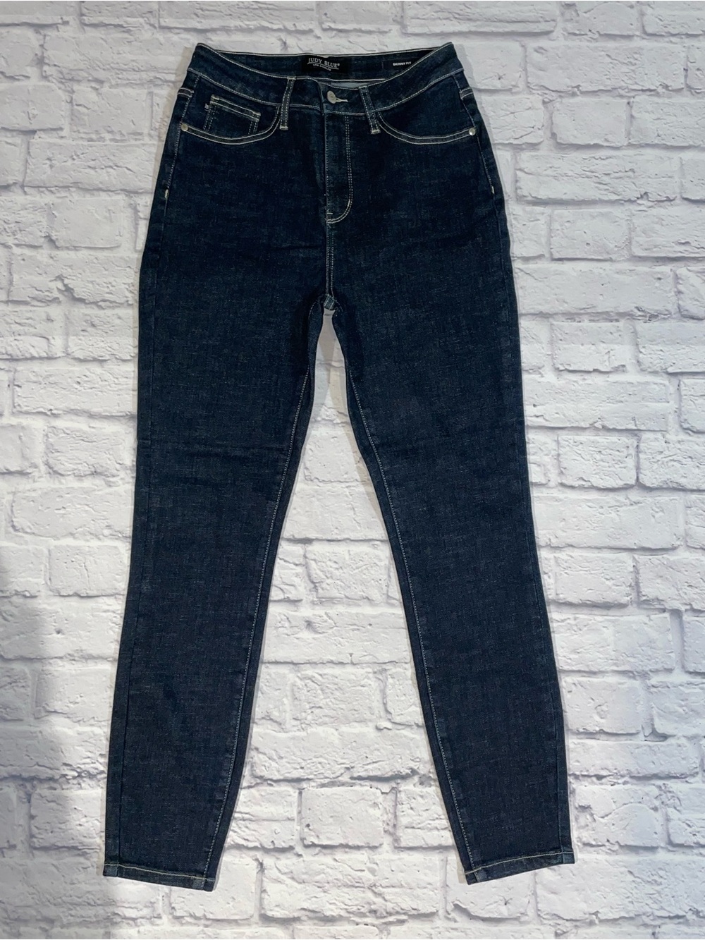 Judy Blue Skinny Fit Dark Wash Blue Jeans Size 7(28) Style #JB88336
